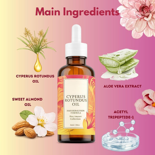 Ulei de Cyperus Natural pentru Încetinirea Creșterii Părului